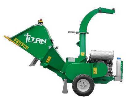 TITAN PRO HELM - 100mm patented disk wood chipper